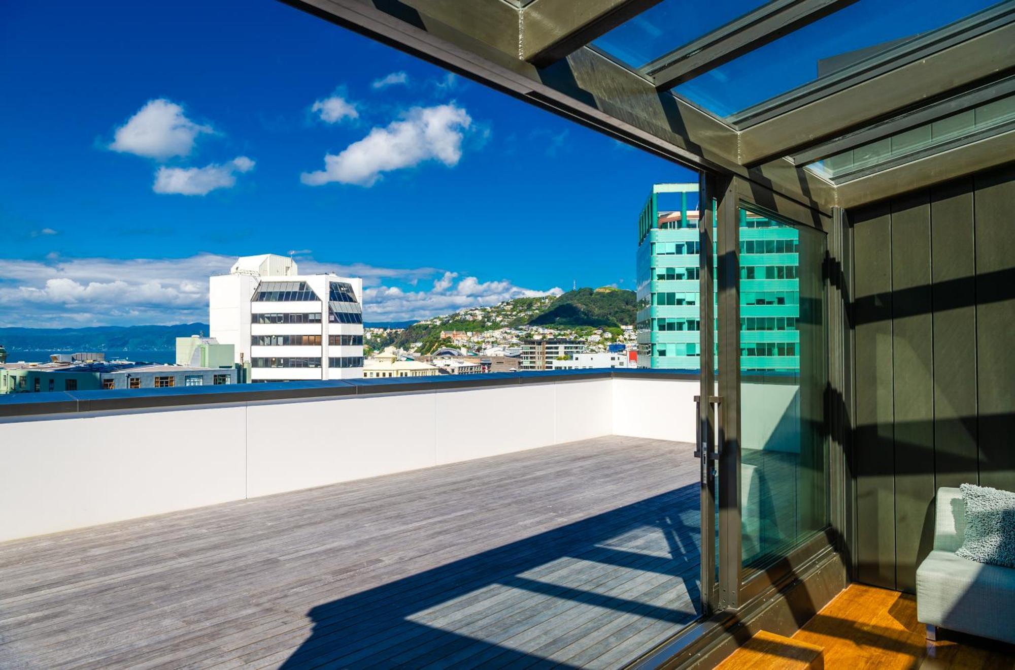 Boulcott Suites Wellington Exterior foto View from the rooftop