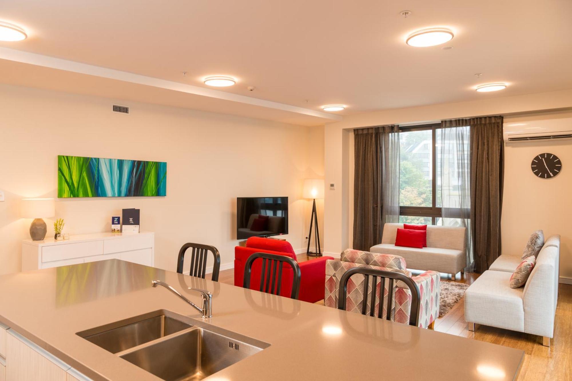 Boulcott Suites Wellington Exterior foto A typical apartment at the Village