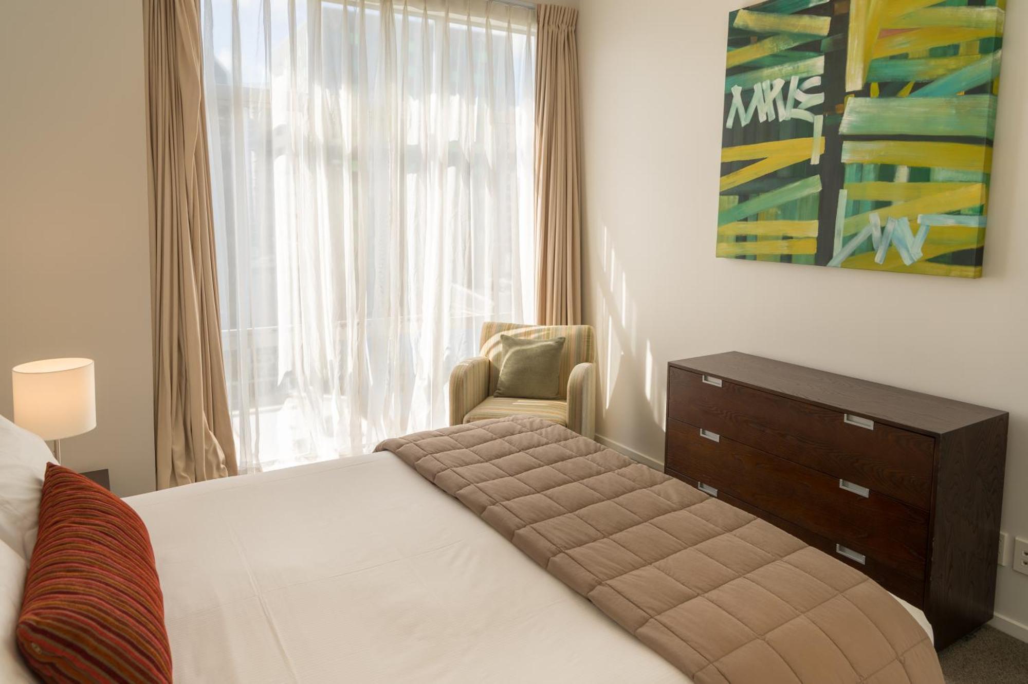 Boulcott Suites Wellington Habitación foto A bedroom at the hotel